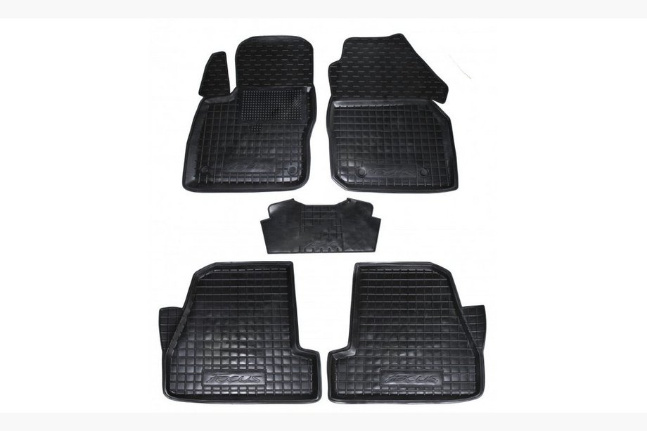 Ford Focus III 2011–2017 Gumijas paklājiņi ar augstu malu (Autogumm) Image