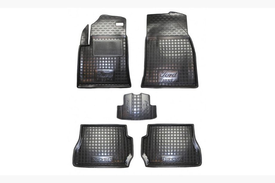 Ford Fiesta 2002–2008 Gumijas paklājiņi ar augstu malu (Autogumm) Image