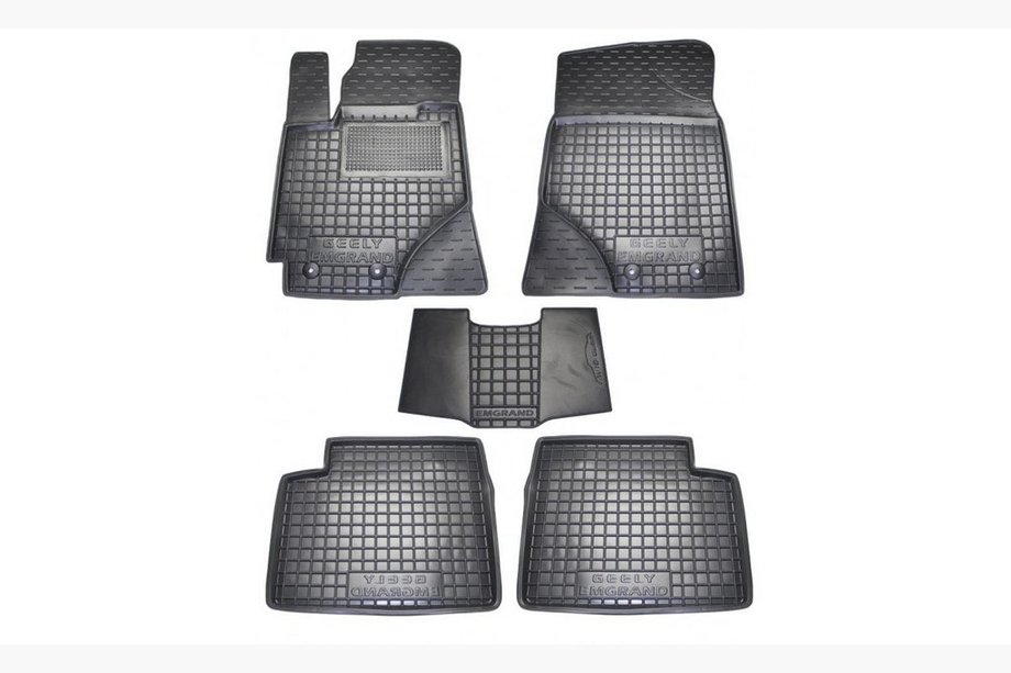 Geely Emgrand EC7 2009– Gumijas paklājiņi ar augstu malu (Autogumm) Image