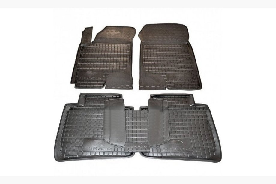 Kia Cerato 1 2004–2009 Gumijas paklājiņi ar augstu malu (Autogumm) Image