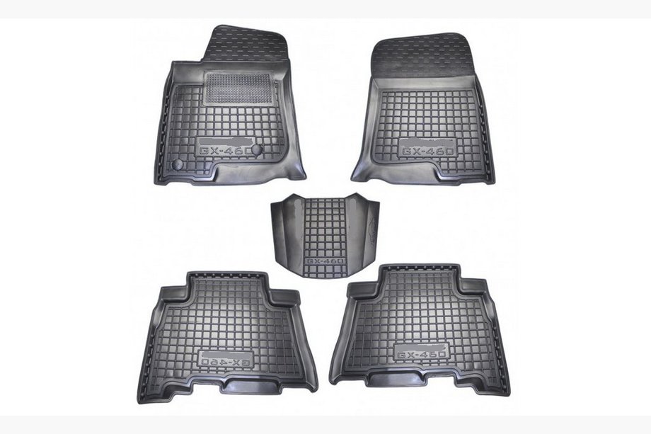 Lexus GX460 2009–2023 Gumijas paklājiņi ar augstu malu (Autogumm) Image