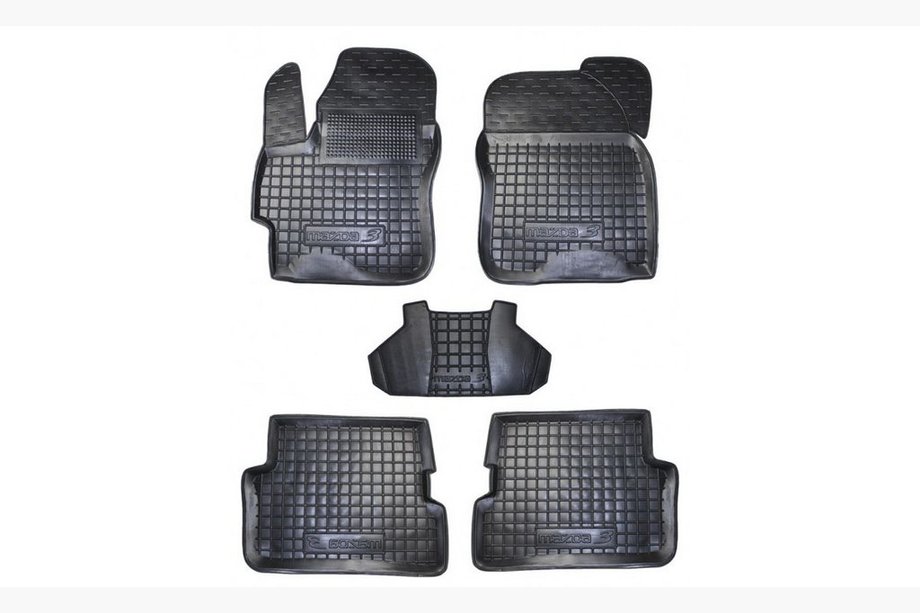 Mazda 3 2003–2009 Gumijas paklājiņi ar augstu malu (Autogumm) Image