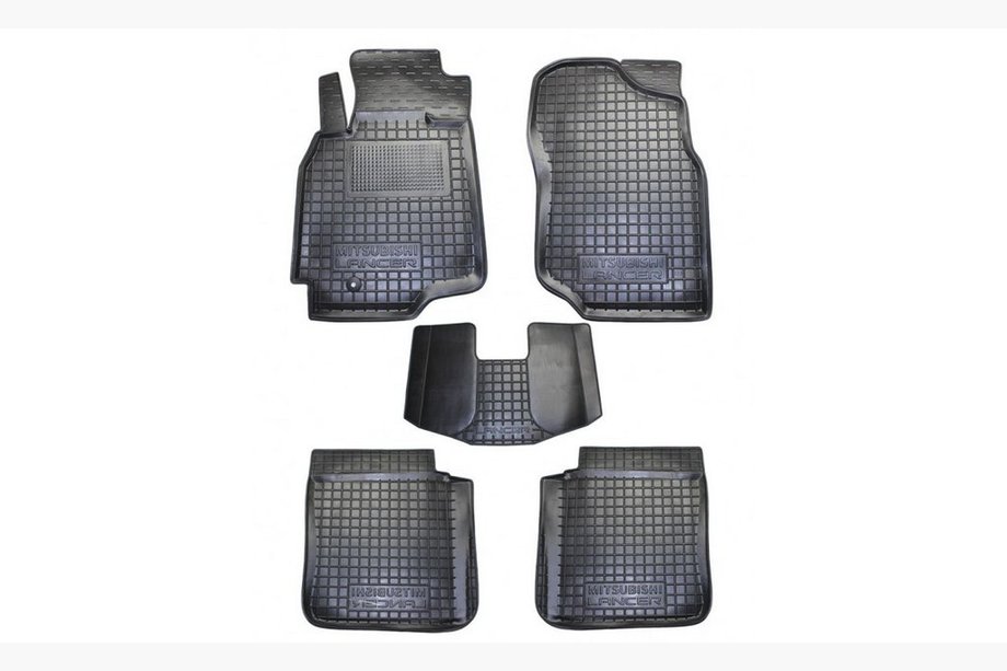 Mitsubishi Lancer 9 2004–2008 Gumijas paklājiņi ar augstu malu (Autogumm) Image