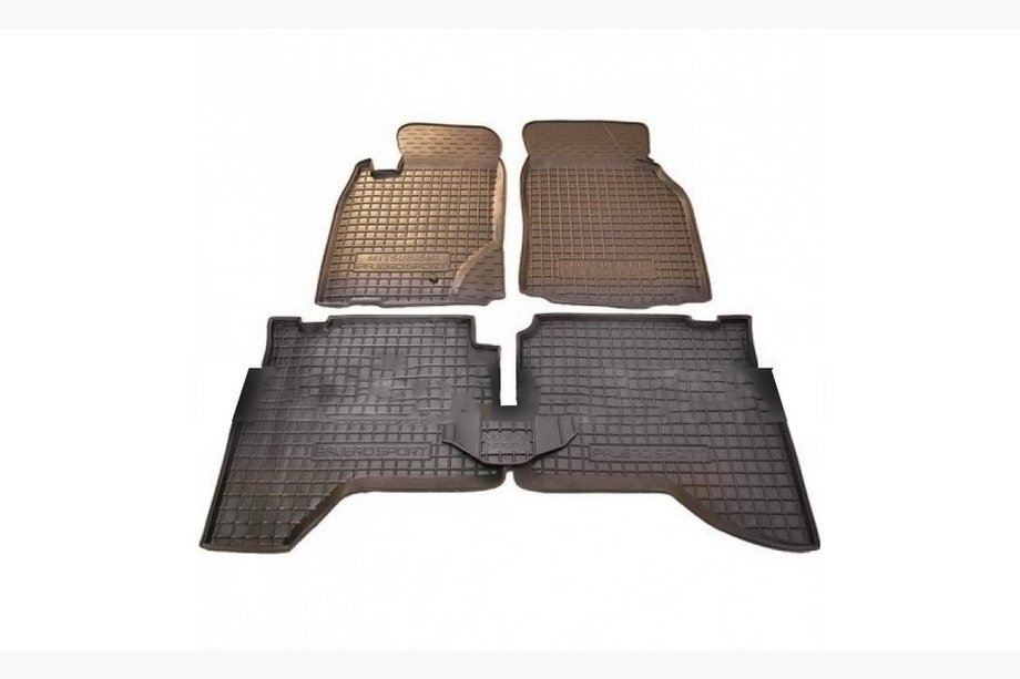 Mitsubishi Pajero Sport 1996–2007 Gumijas paklājiņi ar augstu malu (Autogumm) Image