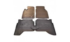 Mitsubishi Pajero Sport 1996–2007 Gumijas paklājiņi ar augstu malu (Autogumm) foto 1
