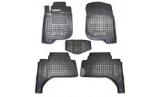 Mitsubishi L200 2006–2015 Gumijas paklājiņi ar paaugstinātu malu Short база (Autogumm) foto 1