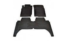 Mitsubishi L200 2006–2015 Gumijas paklājiņi ar apmali 2013+ Long база (Autogumm) foto 1