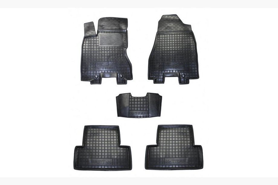 Nissan X-trail T31 2007–2014 Gumijas paklājiņi ar augstu malu (Autogumm) Image