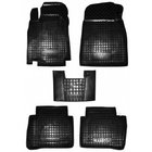 Nissan Tiida 2004–2011 Gumijas paklājiņi ar augstu malu (Autogumm) foto 1