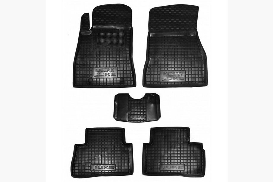 Nissan Juke 2010–2019 Gumijas paklājiņi ar augstu malu (Autogumm) Image