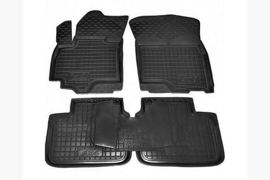 Suzuki SX4 2006–2013 Gumijas paklājiņi ar augstu malu (Autogumm) Image