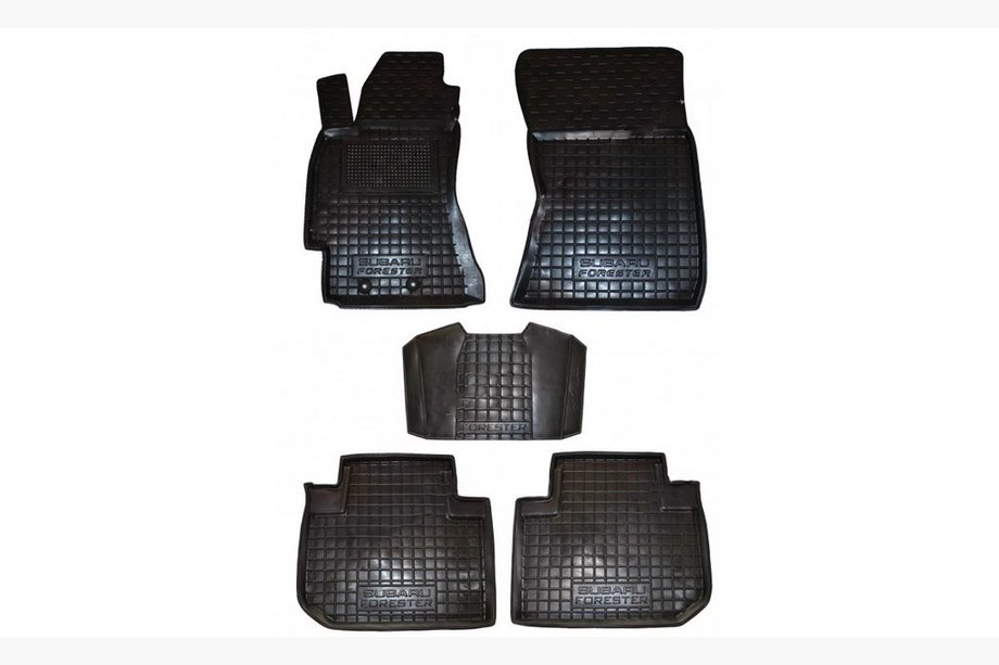 Subaru Forester 2008–2013 Gumijas paklājiņi ar augstu malu (Autogumm) Image