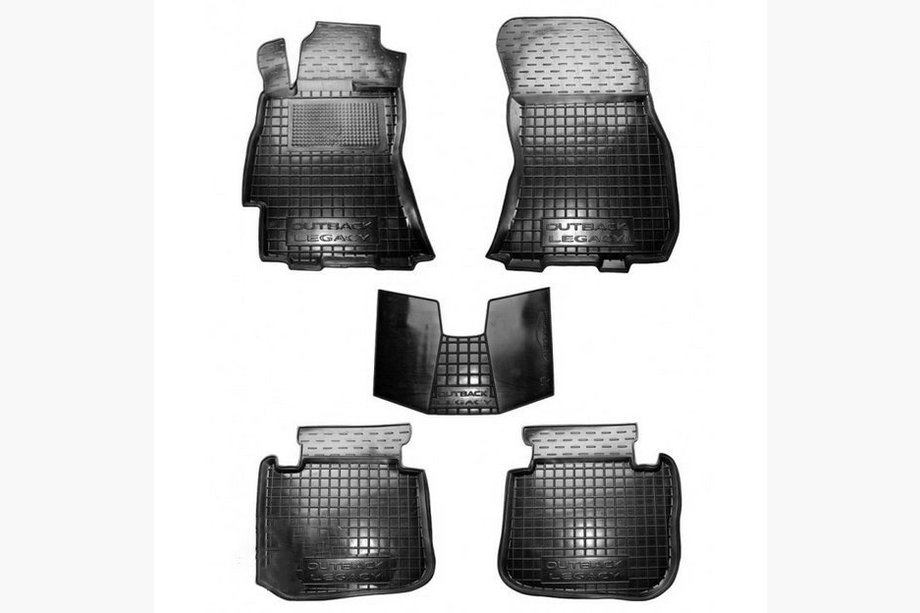 Subaru Legacy 2009–2014 Gumijas paklājiņi ar augstu malu (Autogumm) Image