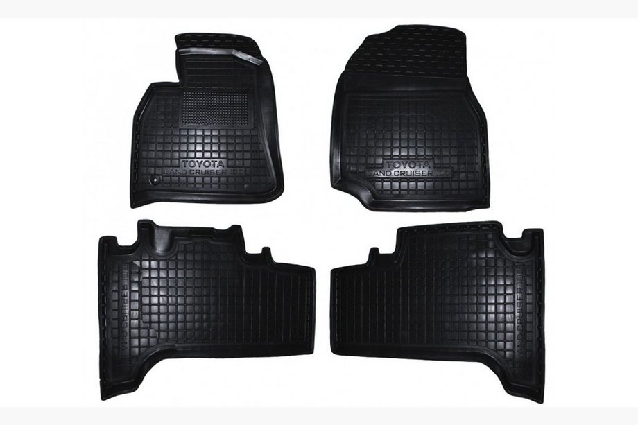Toyota Land Cruiser 100 1998–2007 Gumijas paklājiņi ar augstu malu (Autogumm) Image