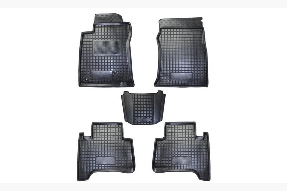 Toyota Land Cruiser Prado 120 2002–2009 Gumijas paklājiņi ar augstu malu (Autogumm) Image
