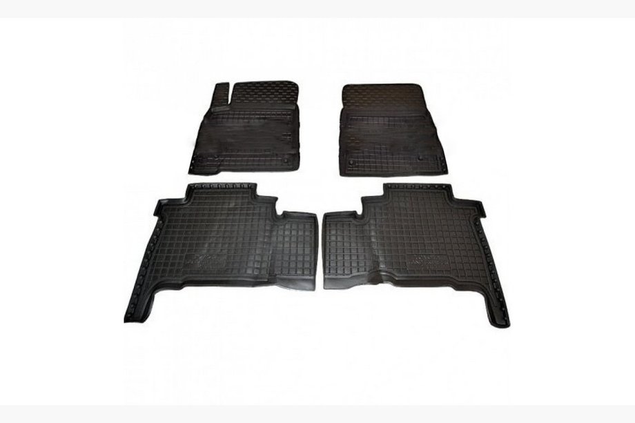 Toyota Land Cruiser 200 2007–2021 Gumijas salona paklājiņi ar paaugstinātām malām 2007-2012 (Autogumm) Image