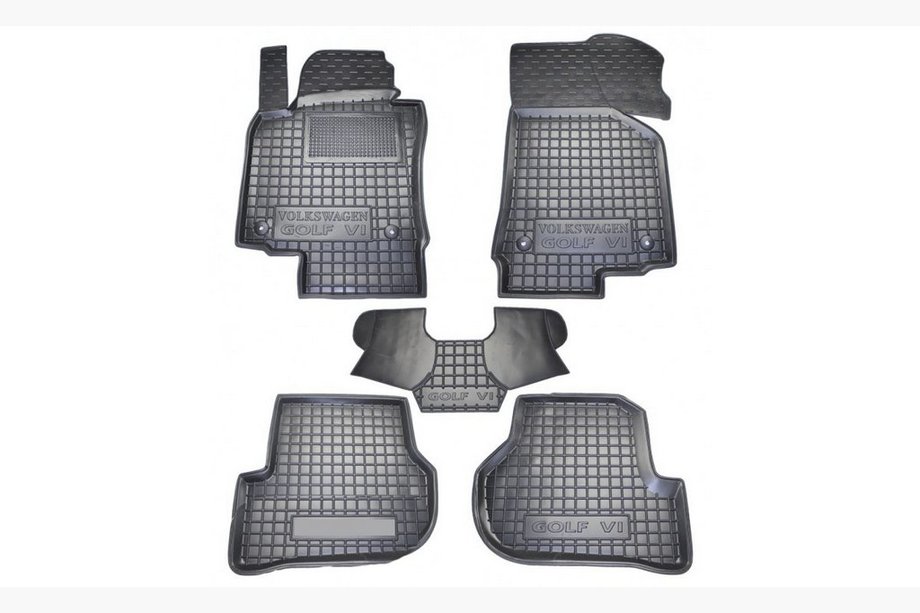 Volkswagen Golf 5 2003–2009 Gumijas paklājiņi ar augstu malu (Autogumm) Image