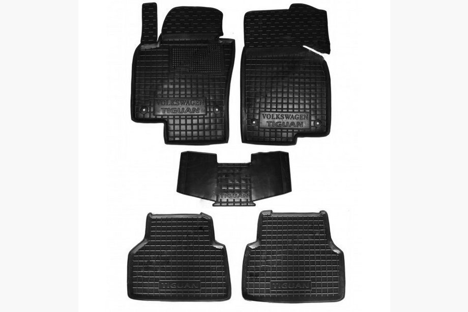 Volkswagen Tiguan 2007–2016 Gumijas paklājiņi ar augstu malu (Autogumm) Image