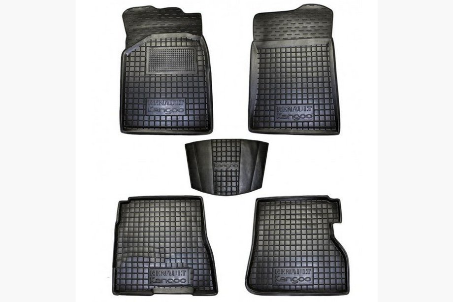Renault Kangoo 1998–2008 Gumijas salona paklājiņi ar 3D apmali (Autogumm) Image
