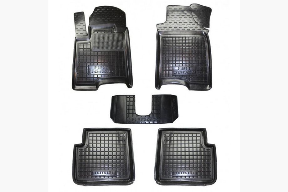 Fiat Panda 2003–2011 Gumijas paklājiņi ar augstu malu (Autogumm) Image