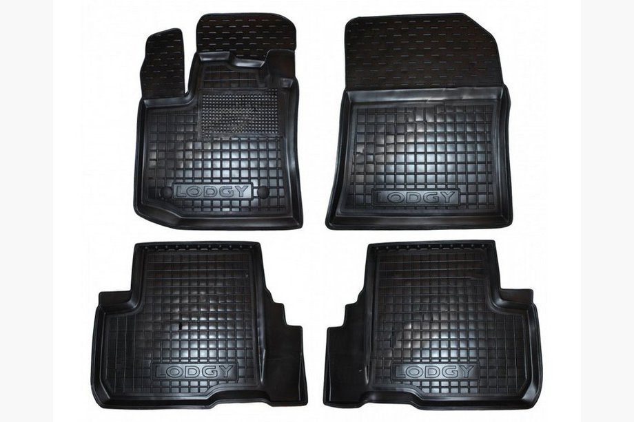 Renault Lodgy 2013–2022 Gumijas paklājiņi ar augstu malu (Autogumm) Image