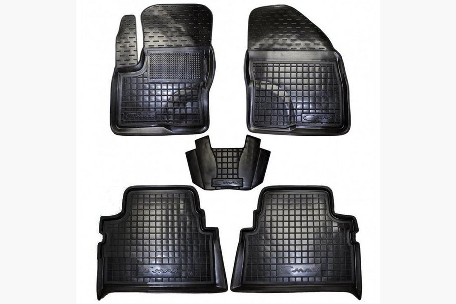 Ford C-Max 2004–2010 Gumijas paklājiņi ar augstu malu (Autogumm) Image