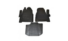Ford Custom 2013–2022 Gumijas paklājiņi ar apmali 1+1 priekšējā rinda (Autogumm) foto 1