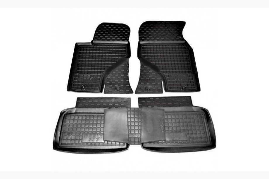 Geely GC-7 2012– Gumijas salona paklājiņi ar augstu apmali 2015+ (Autogumm) Image