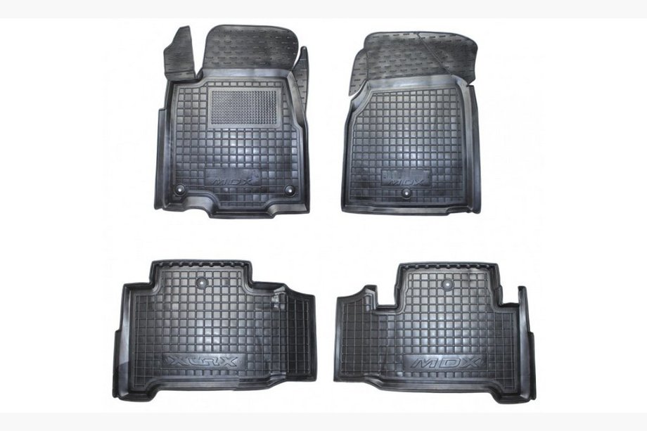 Acura MDX 2007–2013 Gumijas paklājiņi ar augstu malu (Autogumm) Image