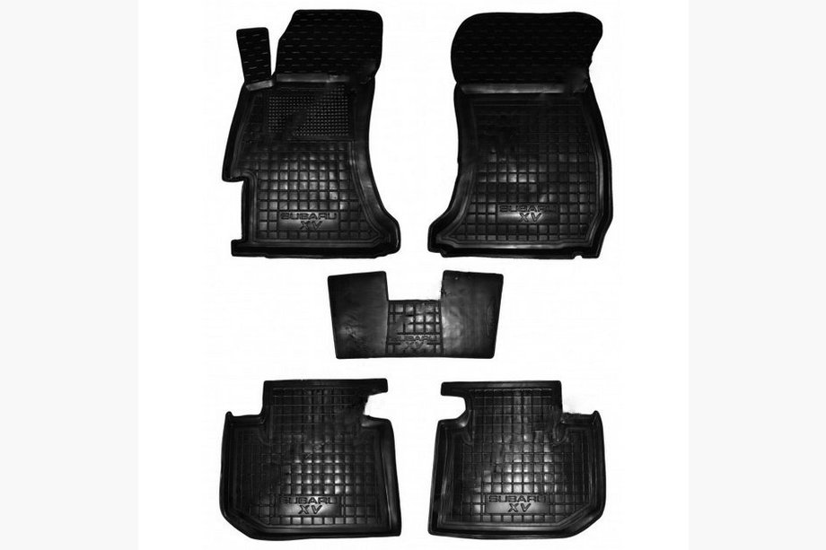 Subaru XV 2011–2017 Gumijas paklājiņi ar augstu malu (Autogumm) Image