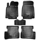 Nissan Micra K12 2003–2010 Gumijas paklājiņi ar augstu malu (Autogumm) foto 1