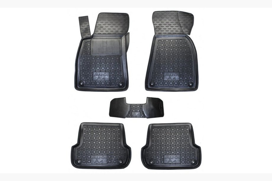 Audi A4 B7 2004–2008 Gumijas paklājiņi ar augstu malu (Autogumm) Image