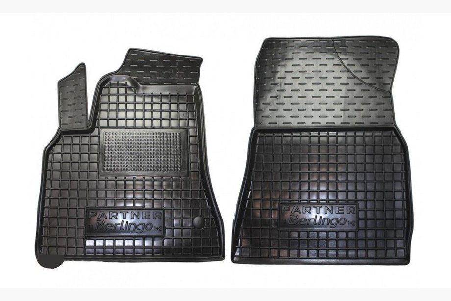 Citroen Berlingo 2008–2018 Gumijas salona paklājiņi ar paaugstinātu apmali 2 gab. (Autogumm) Image