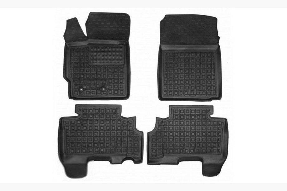Toyota Yaris 2006–2011 Gumijas paklājiņi ar augstu malu (Autogumm) Image