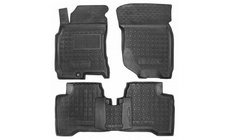 Nissan X-trail T30 2002–2007 Gumijas paklājiņi ar augstu malu (Autogumm) foto 1