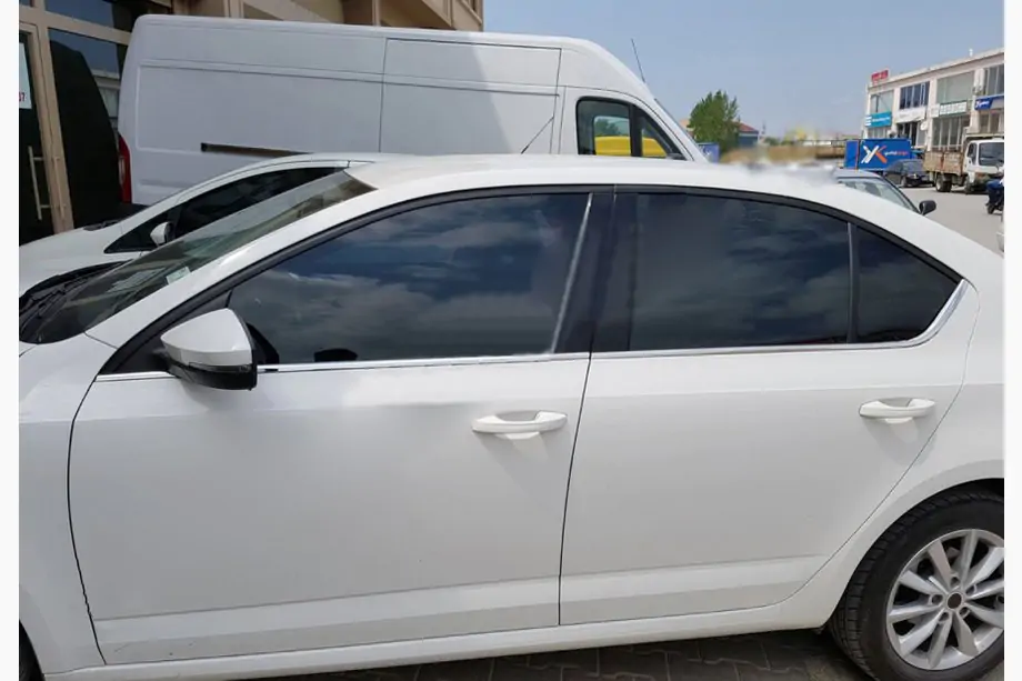 Skoda Octavia III A7 2013–2019 Logu apmales (6 gab., nerūsējošais tērauds) Image