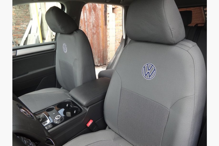 Volkswagen Touareg 2010–2018 Automašīnas sēdekļu pārvalki (auduma, Classik) Image