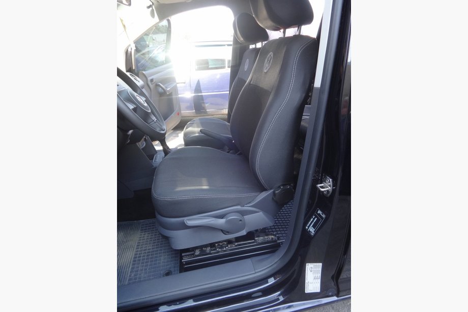 Volkswagen Caddy 2010–2015 Automašīnas sēdekļu pārvalki (auduma, Classik) Priekšējie (1+1) Image