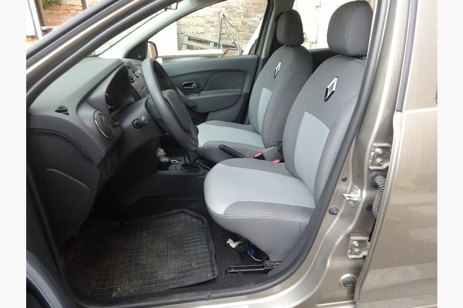 Renault Logan II 2013–2022 Automašīnas sēdekļu pārvalki (auduma, Classik) Image