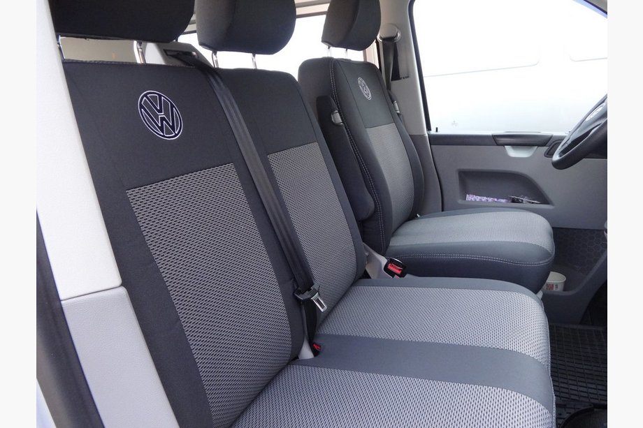 Volkswagen T5 Multivan 2003–2010 Automašīnas sēdekļu pārvalki (auduma, Classik) Priekšējie (2+1) Image