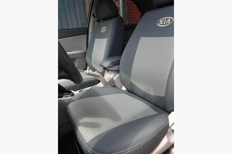 Kia Cerato 1 2004–2009 Automašīnas sēdekļu pārvalki (auduma, Classik) Image