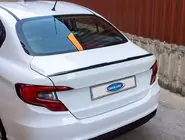 Fiat Tipo 2016– LIP spoileris (Sunplex, melns) (119,1 cm x 5,5 cm) foto 3