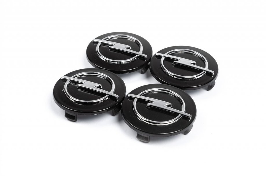 Opel Diska centrālie vāciņi 60/55 mm melni (4 gab.) Image