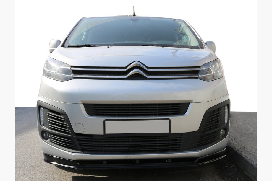 Citroen Jumpy/Dispatch 2017– Priekšējā bampera lūpas spoilers (ABS) Image