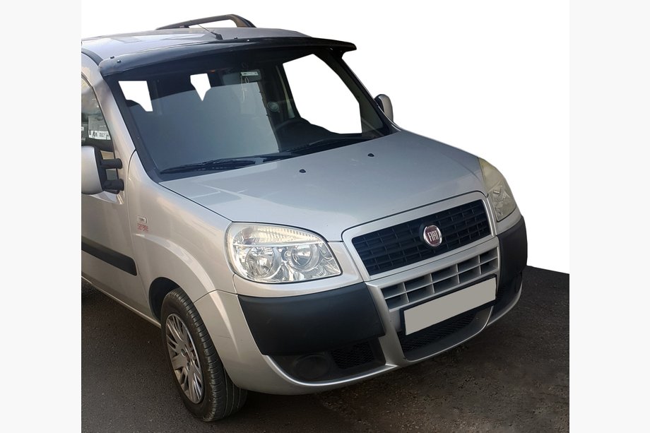Fiat Doblo I 2005–2010 Vējstikla vizieris (melns spīdīgs, 5 mm) Image