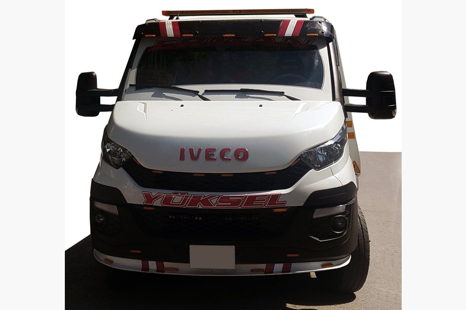 Iveco Daily 2014– Vējstikla vizieris V1 (melns spīdīgs, 5 mm) Image