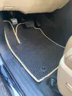 Toyota Sequoia 2007–2022 Poliuretāna salona paklāji, 3 rindas (EVA, melni) foto 1