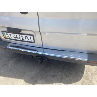 Aizmugurējā bampera uzlikas Carmos V1 (nerūsējošais tērauds) Renault Trafic 2001–2015 foto 1