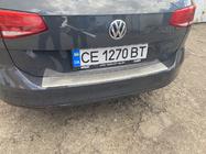 Volkswagen Passat B8 2015–2023 OmsaLine aizmugurējā bampera uzlika (nerūsējošais tērauds) foto 1