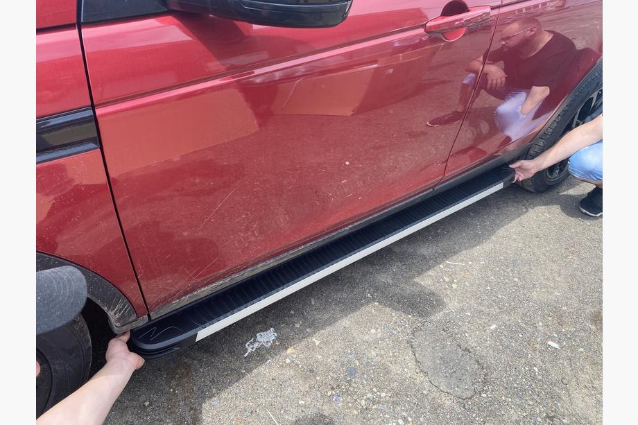 Land Rover Discovery Sport 2014– Sānu pakāpieni Maya V1 (2 gab., alumīnijs) 2014-2019 Foto 3